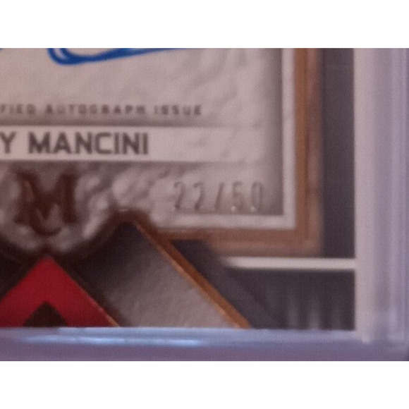 Trey Mancini 2023 "Topps Museum Collection" (Archival Autograph) 22 /50 CUBS - Picture 3 of 6